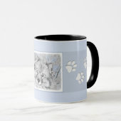 Keeshond Beth Painting - Niedliche Originalkunst d Tasse (VorderseiteRechts)