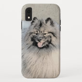 Keeshond Brothers Painting - Original Dog Art Case-Mate iPhone Hülle (Rückseite)