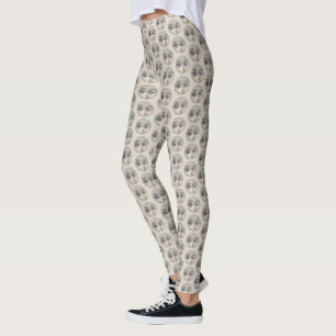Keeshond Brothers Painting - Original Dog Art Leggings