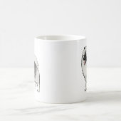 Keeshond Cartoon Dog | Niedlich Keesie Lover's Kaffeetasse (Mittel)