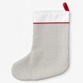 Keeshond-Cartoon-Hund niedlicher Keesie Kleiner Weihnachtsstrumpf (Rückseite)