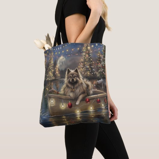 Keeshond Christmas Festive Voyage Tasche (Von Nahem)