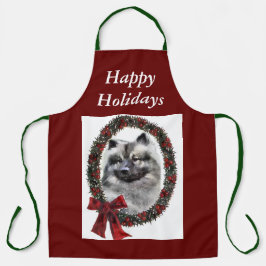 Keeshond Christmas Geschenke Schürze