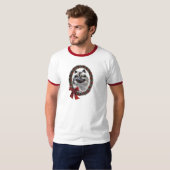 Keeshond Christmas Geschenke T-Shirt (Vorne ganz)