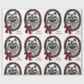 Keeshond Christmas Geschenkpapier (Flach)