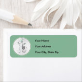 Keeshond Christmas Snowman Painting Dog Art (Insitu)