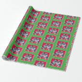 Keeshond Christmas Wrap Geschenkpapier (Ungerollt)