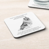 Keeshond Coasters Untersetzer (Linke Seite)