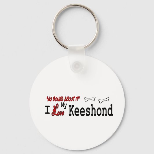 Keeshond Dog Geschenke Schlüsselanhänger (Vorderseite)