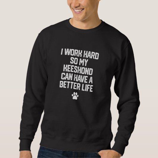 Keeshond Dog Sweatshirt (Vorderseite)
