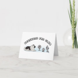 Keeshond Fan Club Karte