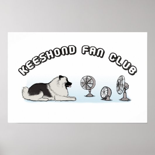 Keeshond Fan Club Poster (Vorne)