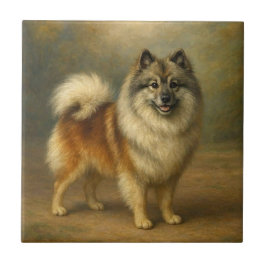 Keeshond Fliese