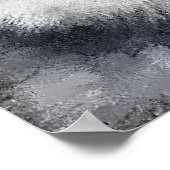 Keeshond gibt Kunstdrucke Poster (Ecke)