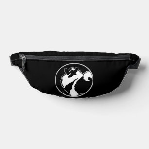 Keeshond Graphic Kontur Niedlich Original Pet Dog Bauchtasche