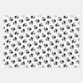 Keeshond Graphic Kontur Niedlich Original Pet Dog Geschenkpapier Set (Vorderseite 2)