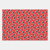 Keeshond Graphic Kontur Niedlich Original Pet Dog Geschenkpapier Set (Vorderseite)