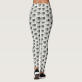 Keeshond Graphics Keeshond Mama and Son Leggings (Rückseite)