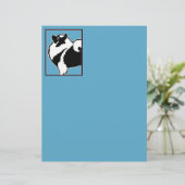 Keeshond Graphics - Niedliche Original Dog Art (Stehend Vorderseite)