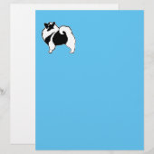 Keeshond Graphics - Niedliche Original Dog Art (Vorne/Hinten)