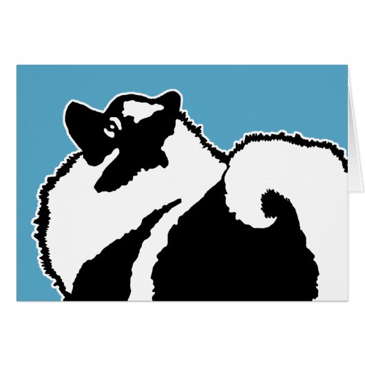Keeshond Graphics - Niedliche Original Dog Art (Vorderseite (Horizontal))