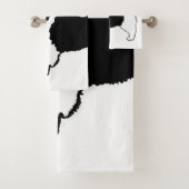 Keeshond Graphics - Niedliche Original Dog Art Badhandtuch Set (Insitu)
