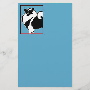 Keeshond Graphics - Niedliche Original Dog Art Briefpapier