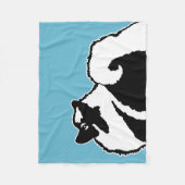 Keeshond Graphics - Niedliche Original Dog Art Fleecedecke (Vorderseite)