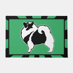 Keeshond Graphics - Niedliche Original Dog Art Fußmatte