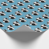 Keeshond Graphics - Niedliche Original Dog Art Geschenkpapier (Ecke)