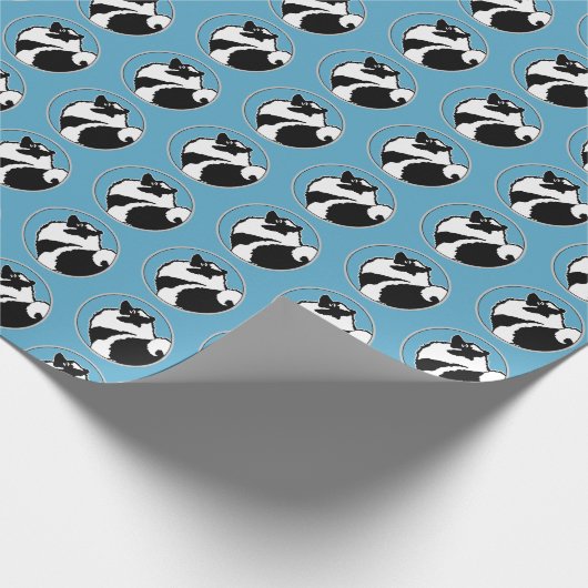 Keeshond Graphics - Niedliche Original Dog Art Geschenkpapier (Ecke)