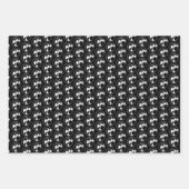 Keeshond Graphics - Niedliche Original Dog Art Geschenkpapier Set (Vorderseite 3)