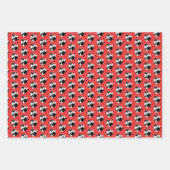 Keeshond Graphics - Niedliche Original Dog Art Geschenkpapier Set (Vorderseite)
