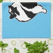 Keeshond Graphics - Niedliche Original Dog Art Geschirrtuch (Gefaltet)