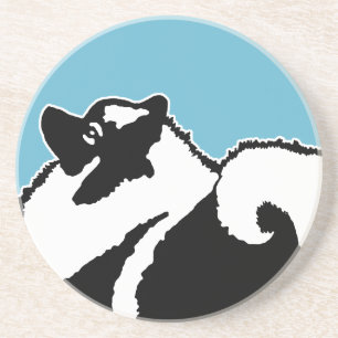 Keeshond Graphics - Niedliche Original Dog Art Getränkeuntersetzer