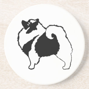 Keeshond Graphics - Niedliche Original Dog Art Getränkeuntersetzer