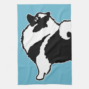 Keeshond Graphics - Niedliche Original Dog Art Handtuch