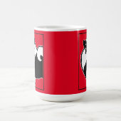 Keeshond Graphics - Niedliche Original Dog Art Kaffeetasse (Mittel)