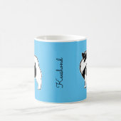 Keeshond Graphics - Niedliche Original Dog Art Kaffeetasse (Mittel)