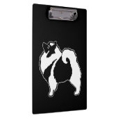 Keeshond Graphics - Niedliche Original Dog Art Klemmbrett (Rechts)