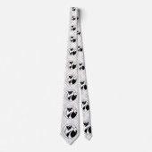 Keeshond Graphics - Niedliche Original Dog Art Krawatte (Vorderseite)