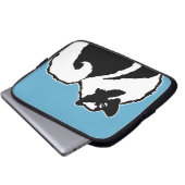 Keeshond Graphics - Niedliche Original Dog Art Laptopschutzhülle (Vorne Knopf)