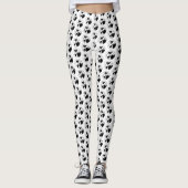 Keeshond Graphics - Niedliche Original Dog Art Leggings (Vorderseite)