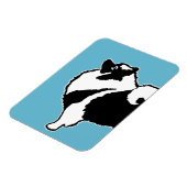 Keeshond Graphics - Niedliche Original Dog Art Magnet (Linke Seite)