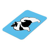 Keeshond Graphics - Niedliche Original Dog Art Magnet (Linke Seite)