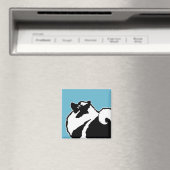 Keeshond Graphics - Niedliche Original Dog Art Magnet (In Situ (Geschirrspüler))