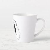 Keeshond Graphics - Niedliche Original Dog Art Milchtasse (Rechts)