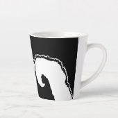 Keeshond Graphics - Niedliche Original Dog Art Milchtasse (Rechts)