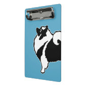 Keeshond Graphics - Niedliche Original Dog Art Mini Klemmbrett (Gewinkelt2)