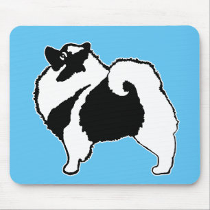 Keeshond Graphics - Niedliche Original Dog Art Mousepad